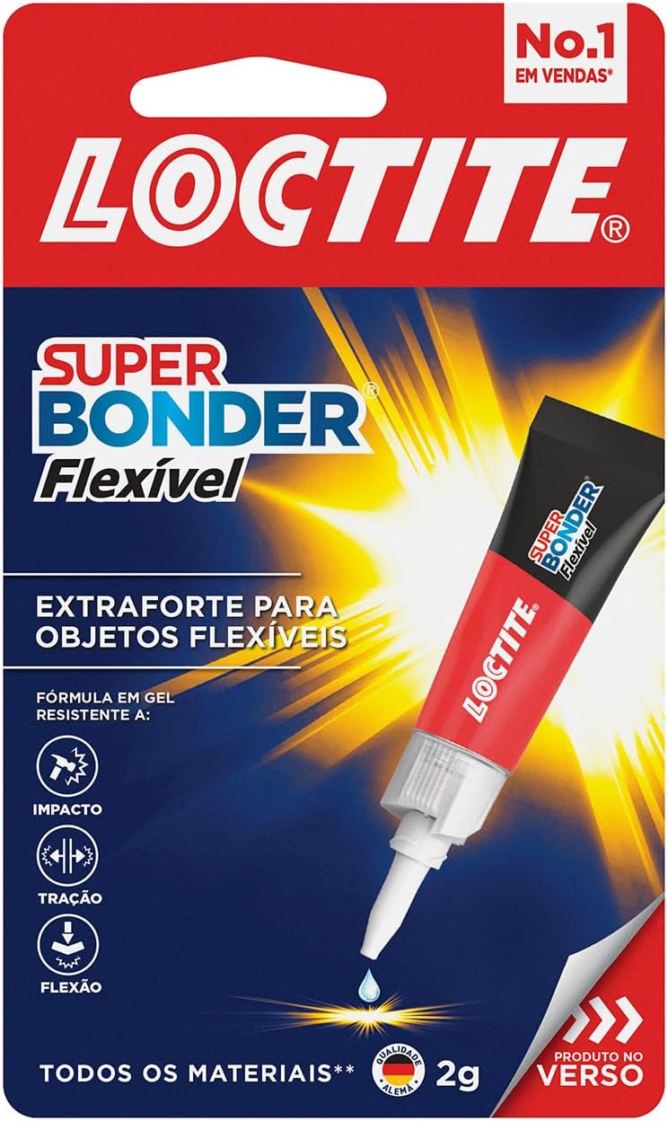 Loctite Super Bonder Power Gel Cola Instantânea Gel Transparente 2g Forte Flexível IZEGRIP PRO