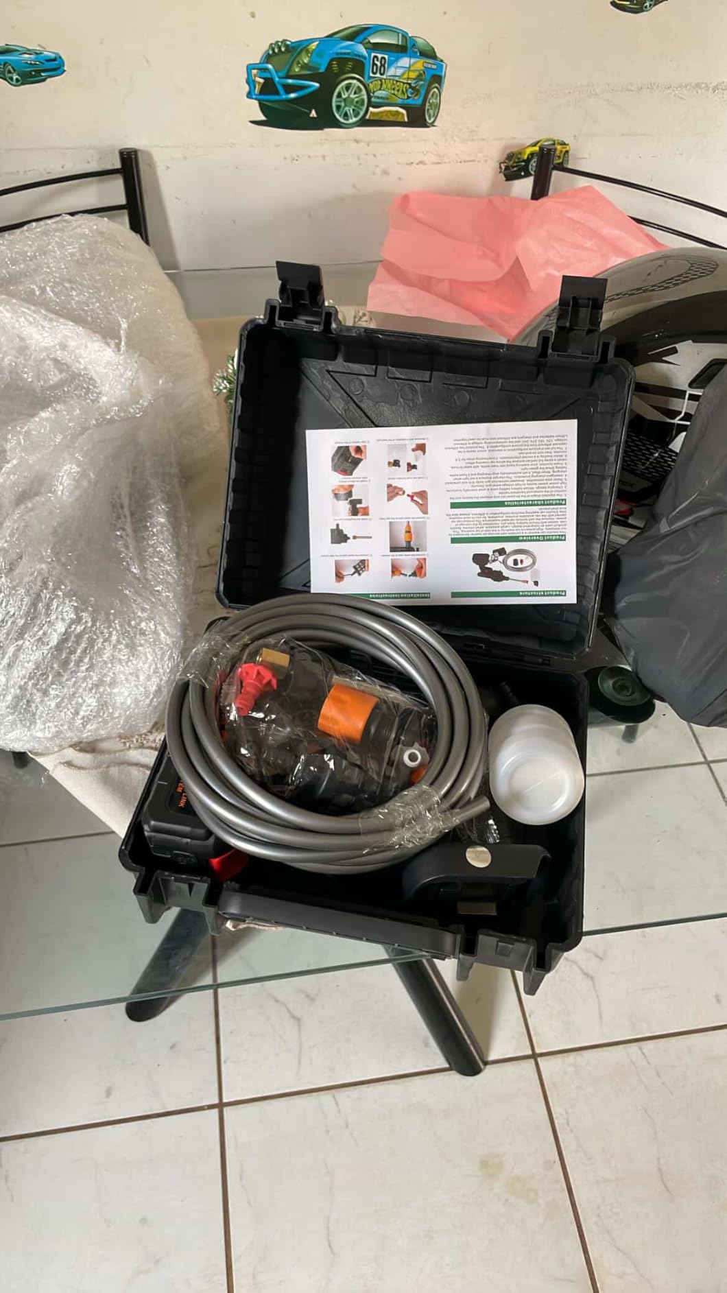 Lavadora Alta Pressão Portátil Sem Fio Recarregável Bivolt Preta 127V/220V Potência IZEJET PRO photo review