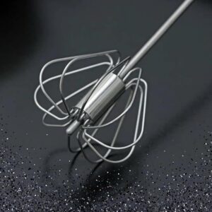 Fouet Batedor Manual Inox Leve Ergonômico Resistente Multiuso Para Ovos, Cremes E Massas IZESWIFT PRO
