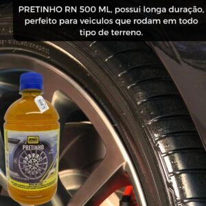 Pneu Pretinho Automotivo Concentrado 500ml Brilho Intenso Aspecto Molhado Alta Fixação IZEBLACK PRO