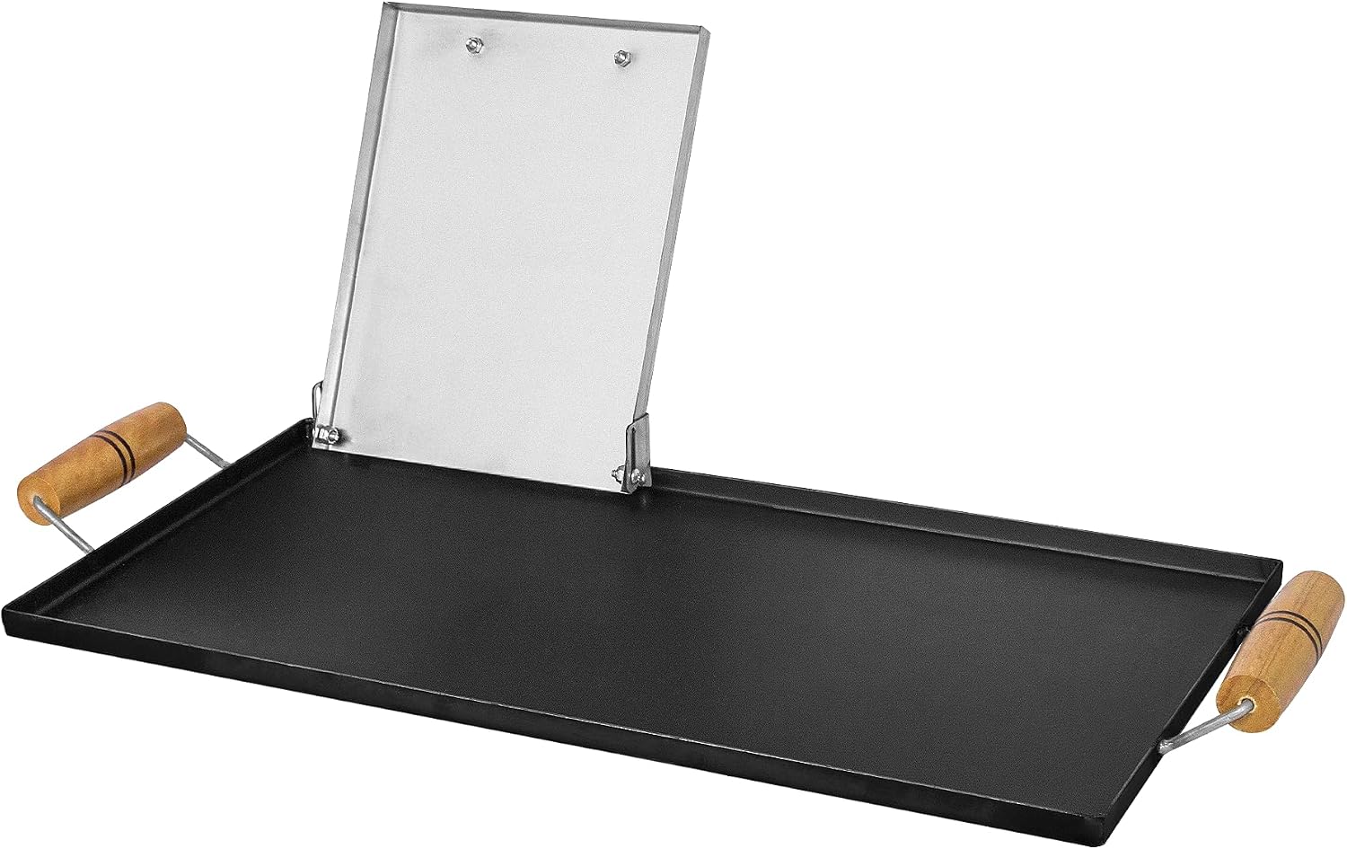 Chapa Bifeteira 60x30 Aço Carbono 2mm Com Prensa Para Fogão Churrasqueira Premium IZEGRILL PRO