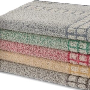 Kit 05 Tapete Banheiro Felpudo 100% Algodão 45x70cm Alto Absorção Premium IZESOFT MAX