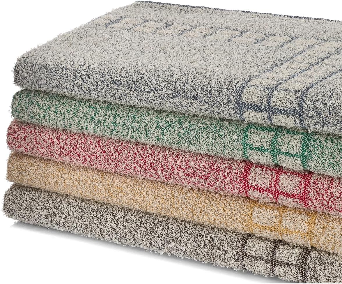 Kit 05 Tapete Banheiro Felpudo 100% Algodão 45x70cm Alto Absorção Premium IZESOFT MAX