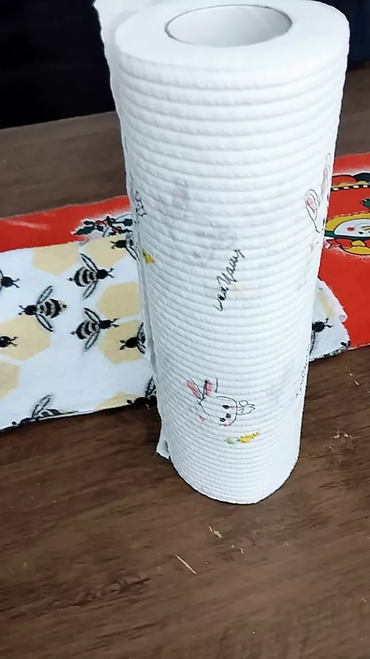 Rolo 100 Panos de Limpeza com Estampa Reutilizáveis Laváveis Absorventes Multiuso Cozinha Banheiro IZEWIPES PRO photo review