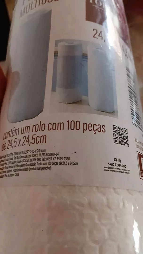 Rolo 100 Panos de Limpeza com Estampa Reutilizáveis Laváveis Absorventes Multiuso Cozinha Banheiro IZEWIPES PRO photo review