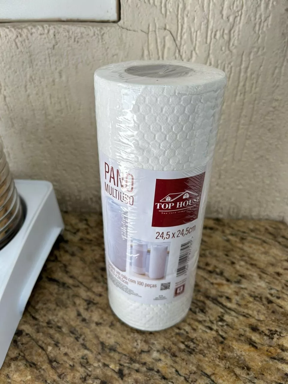 Rolo 100 Panos de Limpeza com Estampa Reutilizáveis Laváveis Absorventes Multiuso Cozinha Banheiro IZEWIPES PRO photo review