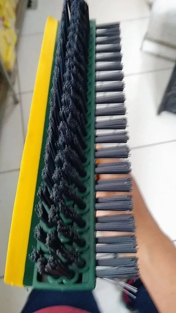 Escova de Limpeza de Chão 2 em 1 V Giratória 120° Cabo Longo Inox Rejunte Banheiro Cozinha IZEPOWER PRO photo review