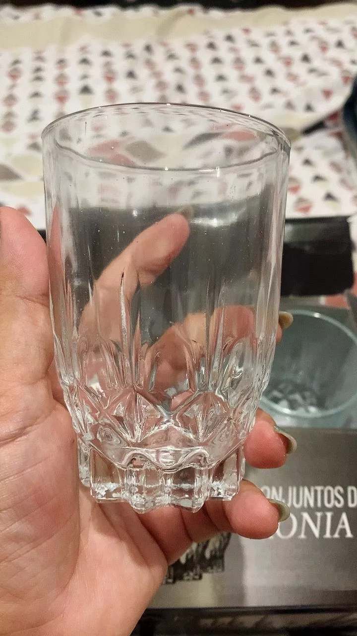 Jogo de Copos de Vidro 230ml 6 Peças Transparente Espesso Elegante Premium IZECRYSTAL PRO photo review