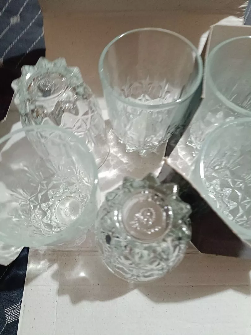 Jogo de Copos de Vidro 230ml 6 Peças Transparente Espesso Elegante Premium IZECRYSTAL PRO photo review