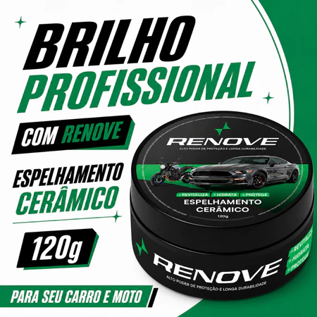 Cera Automotiva Carnaúba 120g Brilho Cerâmico Proteção Anti-Riscos Premium IZEWAX PRO IZESHOP