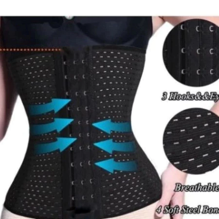 Cinta Modeladora Abdominal Alta Compressão Ajustável Corretor Postura Premium IZEFORM PRO IZESHOP
