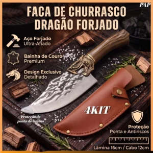 Faca profissional para desossar em aço de alto teor de carbono e aço inoxidável Corte, forjada à mão IZEKNIFE PRO IZESHOP Faca profissional para desossar em aço de alto teor de carbono e aço inoxidável Corte, forjada à mão IZEKNIFE PRO IZESHOP