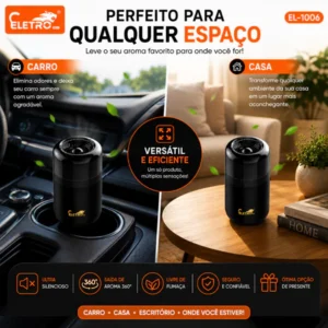 Aromatizador Carro Cheiro Limão Agradável IZEFRESH PRO IZESHOP