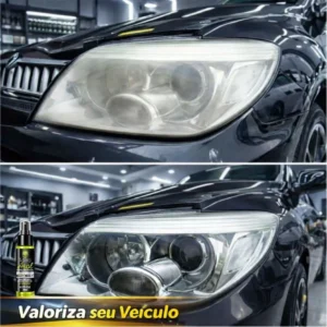 Revitalizador de Farol Líquido 60ml Profissional Remove Fosco Amarelado e Queimado Restauração Rápida IZELIGHT PRO IZESHOP