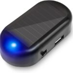 Alarme Falso Antifurto Carro Solar USB LED Piscante Azul Sem Fio Instalção Fácil IZEGUARD PRO