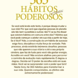 Livro 365 Hábitos Simples e Poderosos para Transformar a Vida, Desenvolver Foco e Disciplina e Construir uma Rotina de Sucesso IZE LIFE Livro 365 Hábitos Simples e Poderosos para Transformar a Vida, Desenvolver Foco e Disciplina e Construir uma Rotina de Sucesso IZE LIFE