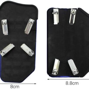 Capa de Pedal Universal Manual 3 Peças Alumínio Antiderrapante Esportiva Premium IZERACE PRO