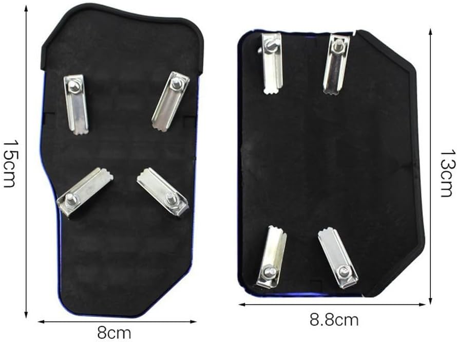 Capa de Pedal Universal Manual 3 Peças Alumínio Antiderrapante Esportiva Premium IZERACE PRO