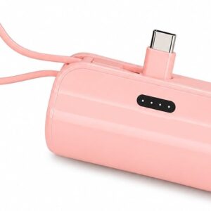 Carregador Portátil Power Bank 10000 mAh Mini com Suporte Integrado para iPhone, Tipo C e Tablets IZEPOWER GO