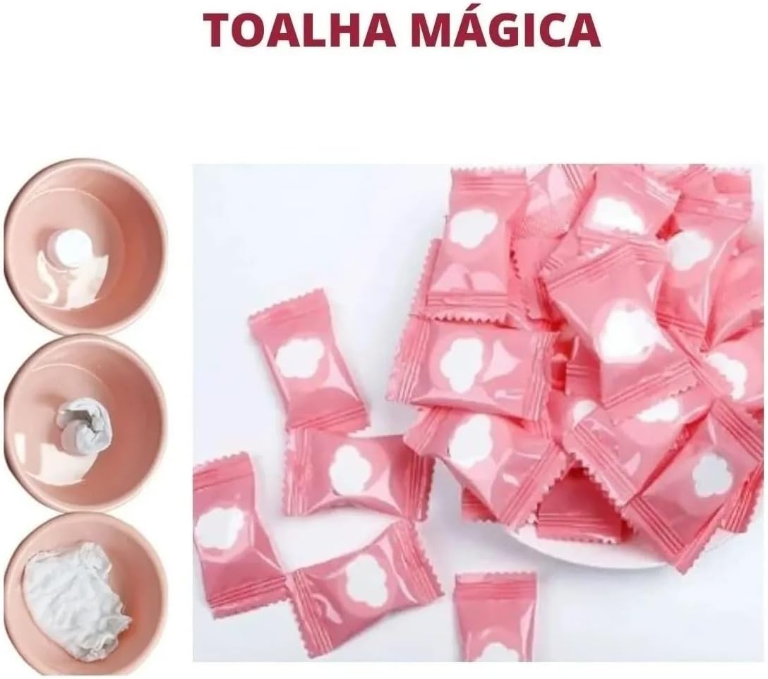 Toalha Descartável Desidratada 200 Unidades para Estética Premium IZECARE PRO