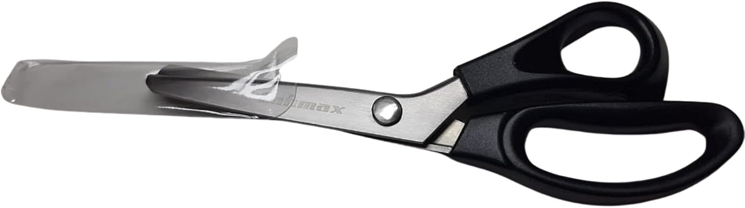 Tesoura de Picotar 23cm Profissional Zig Zag Aço Inox Robusta Para Artesanato Cortes Precisos IZECRAFT PRO