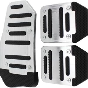 Capa de Pedal Universal Manual 3 Peças Alumínio Antiderrapante Esportiva Premium IZERACE PRO
