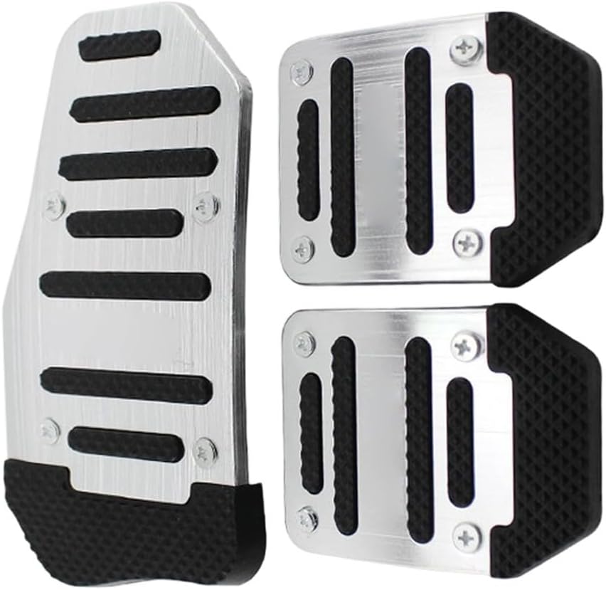 Capa de Pedal Universal Manual 3 Peças Alumínio Antiderrapante Esportiva Premium IZERACE PRO