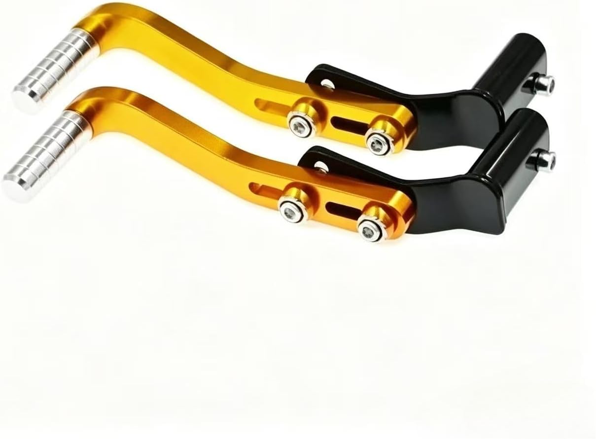 Pedal de Marcha Moto Ajustável Alumínio CNC Cromado Esportivo Premium IZEBOOST PRO