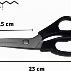 Tesoura de Picotar 23cm Profissional Zig Zag Aço Inox Robusta Para Artesanato Cortes Precisos IZECRAFT PRO