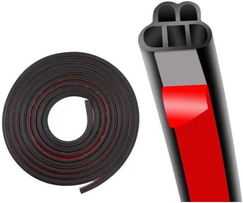 Fita de Vedação Automotiva em Espuma Anti-Ruído, Flexível e Impermeável, 20 m, para Portas e Porta-Malas IZERoad Comfort
