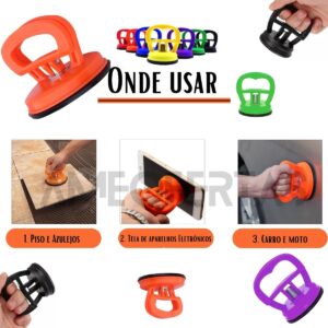 Ventosa Extratora de Amassados Portátil com Dupla Sucção e Alça Reforçada, sem Danos à Pintura para Carro, Moto e Caminhão IZECRAFT AUTO Ventosa Extratora de Amassados Portátil com Dupla Sucção e Alça Reforçada, sem Danos à Pintura para Carro, Moto e Caminhão IZECRAFT AUTO