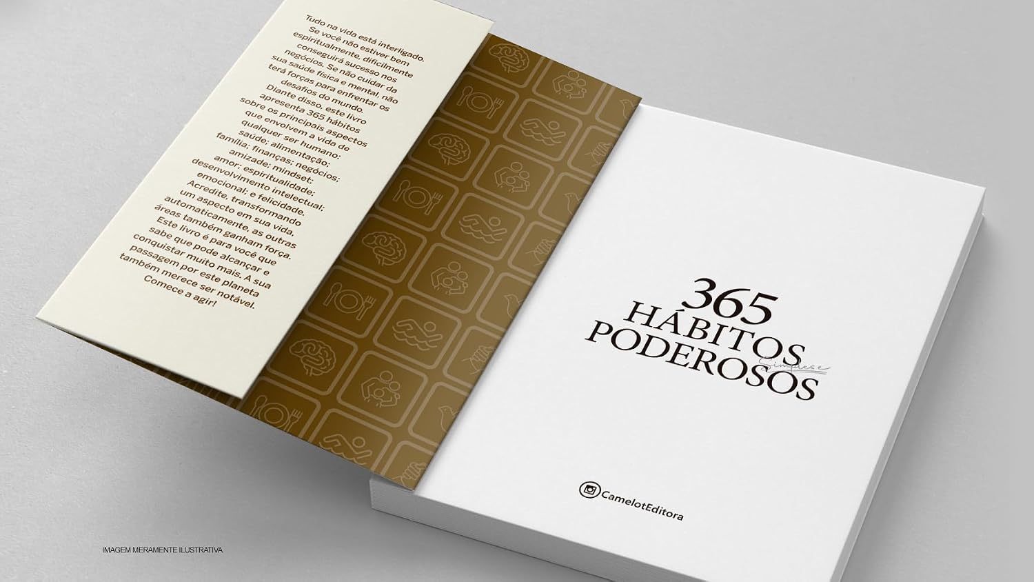 Livro 365 Hábitos Simples e Poderosos para Transformar a Vida, Desenvolver Foco e Disciplina e Construir uma Rotina de Sucesso IZE LIFE IZESHOP Livro IZE LIFE 365 hábitos para desenvolver foco e disciplina