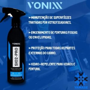 Manutenção Vitrificador SiO2-Pro 500ml Proteção Hidrorrepelente Toque Aveludado IZEGUARD PRO