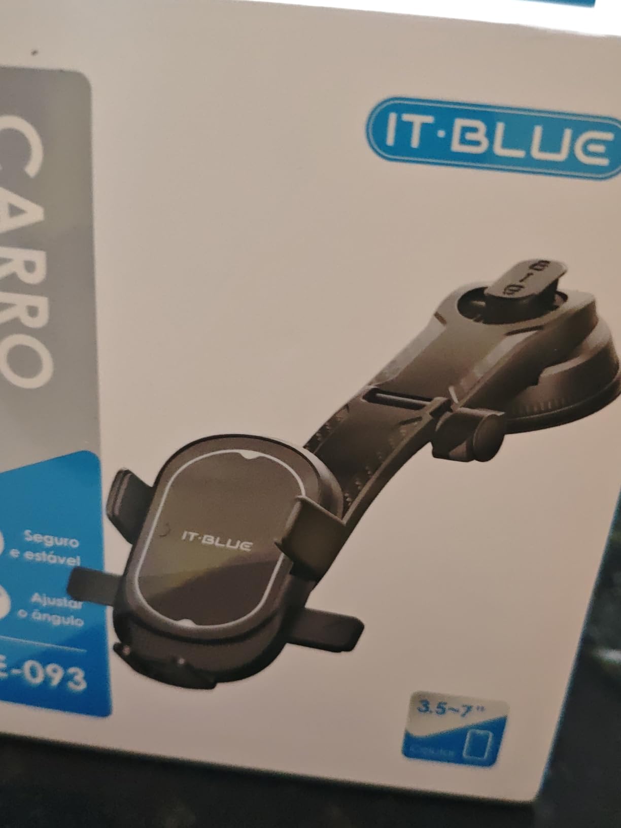 Suporte Veicular para Celular e GPS com Ventosa de Alta Sucção, Trava Automática, Antivibração e Ajuste de Ângulo para Painel ou Para-brisa IZEROAD FLEX photo review