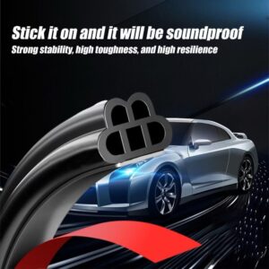 Fita de Vedação Automotiva em Espuma Anti-Ruído, Flexível e Impermeável, 20 m, para Portas e Porta-Malas IZERoad Comfort