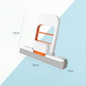 Mini Mop Absorvente Portátil PVA com Auto-Torção, 15 cm, para Pia, Vidros e Espelhos IZE CLEAN