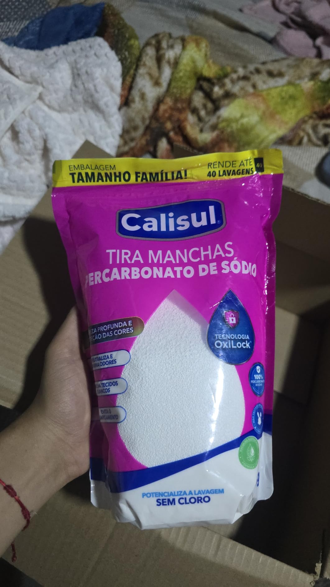 Percarbonato de Sódio 1 kg 100% Puro, Sem Cloro e Biodegradável, Tira Manchas para Roupas e Limpeza da Casa IZE CLEAN photo review