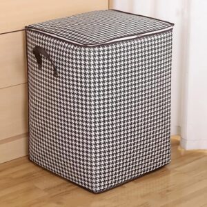 Bolsa de Armazenamento 180 L em TNT com Zíper e Alças para Roupas, Cobertores e Travesseiros IZEHOME