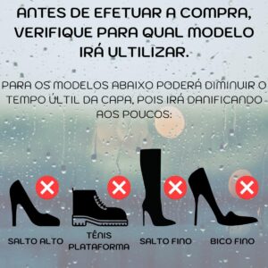 Capa de Chuva para Sapato Silicone Impermeável Ajustável 37-44 Moto Premium IZEWET PRO Capa de Chuva para Sapato Silicone Impermeável Ajustável 37-44 Moto Premium IZEWET PRO