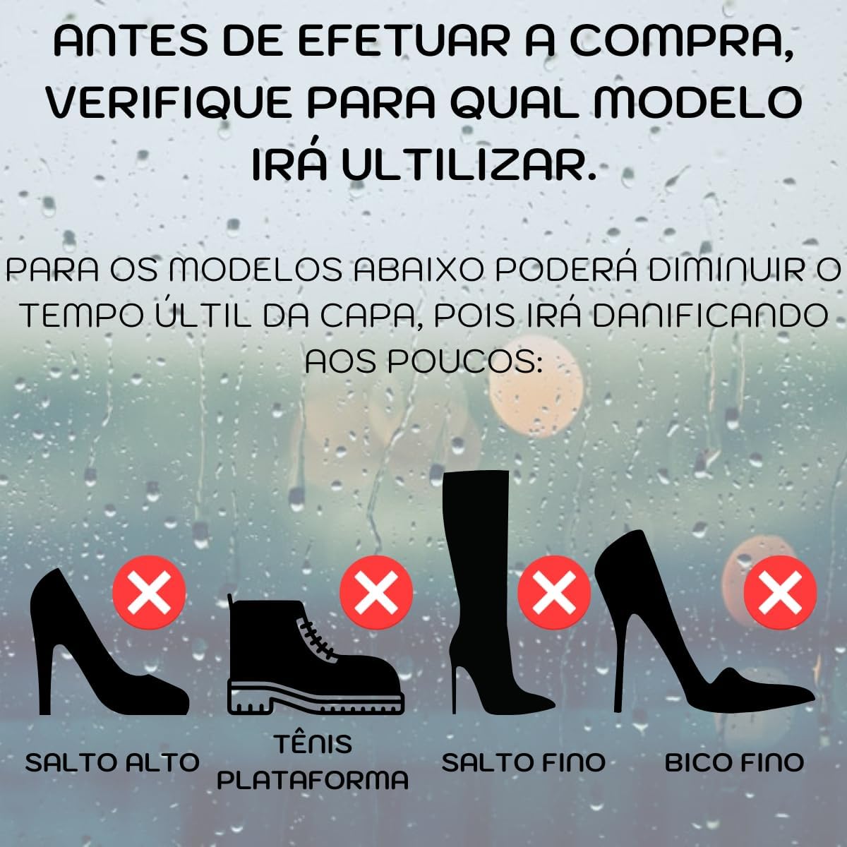 Capa de Chuva para Sapato Silicone Impermeável Tamanho G Cor Aleatória Premium IZEWET PRO IZESHOP Capa para sapato com design ergonômico e fácil de colocar