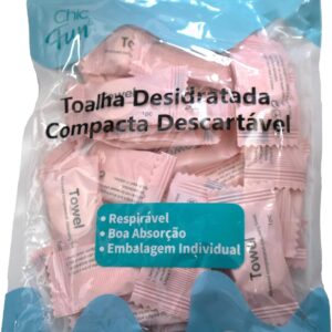 Toalha Descartável Desidratada 200 Unidades para Estética Premium IZECARE PRO