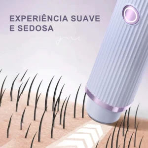 Depilador Elétrico Feminino 2 em 1 Recarregável USB, Portátil e Indolor para Corpo e Rosto, com Cabeça Dupla IZECARE IZESHOP