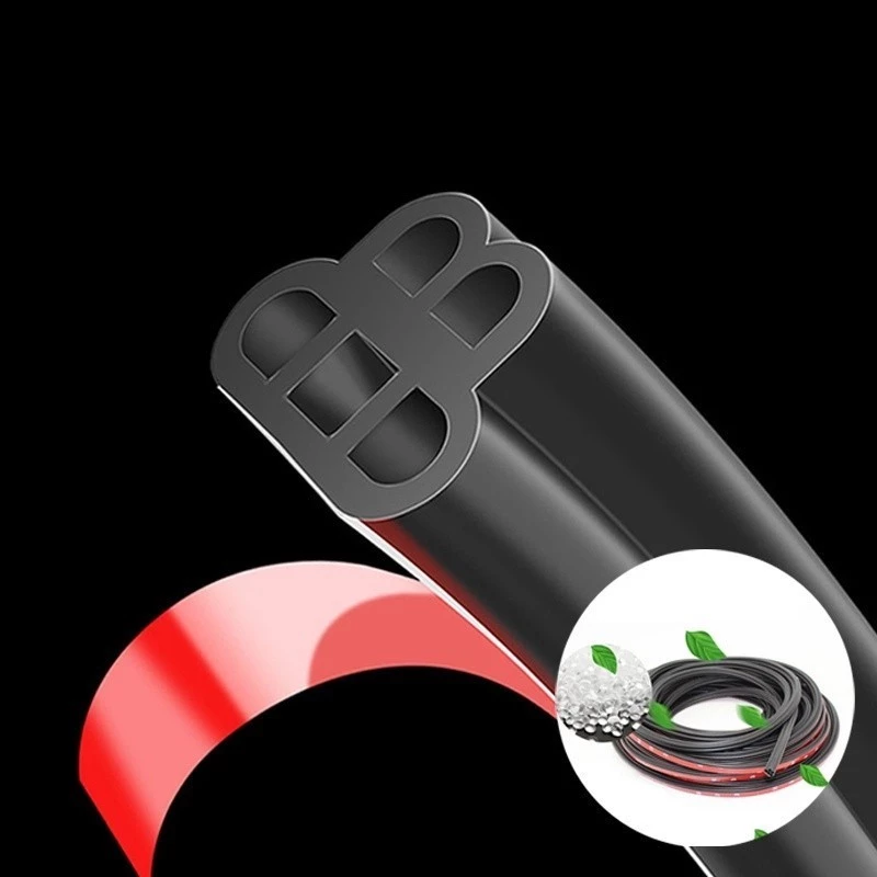 Fita de Vedação Automotiva em Espuma Anti-Ruído, Flexível e Impermeável, 5m, para Portas e Porta-Malas IZERoad Comfort IZESHOP