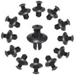 Kit 100 Presilhas Automotivas Universais Plástico Resistentes Reposição Para-choque Porta Parabarro IZECLIP PRO