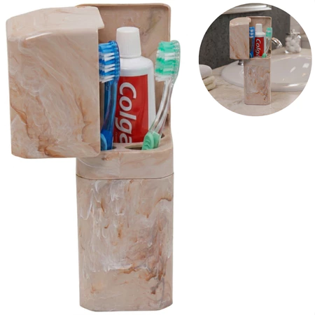 suporte-escova-dentes-uv-branco-4-compartimentos-dispensador-pasta-parede-premium-izehygiene-pro Porta Escova Com Encaixe Adesivo Parede Premium IZEHYGIENE PRO IZESHOP