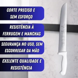 Faca para Carne Churrasco Cabo Ergonômico 12" Corte Profissional IZECHOP PRO IZESHOP Faca para Carne Churrasco Cabo Ergonômico 12" Corte Profissional IZECHOP PRO IZESHOP