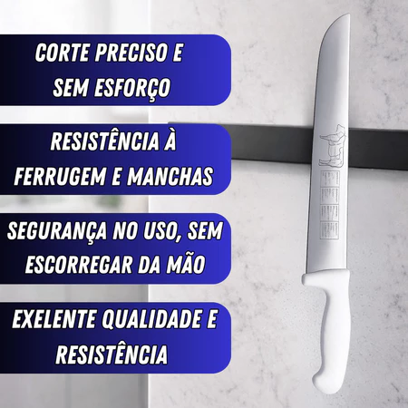 tramontina-faca-para-carne-churrasco-aco-inox-cabo-madeira-natural-8-corte-profissional-izechop-pro Faca para Carne Churrasco Cabo Ergonômico 12" Corte Profissional IZECHOP PRO IZESHOP