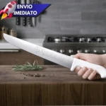 Faca para Carne Churrasco Cabo Ergonômico 12" Corte Profissional IZECHOP PRO