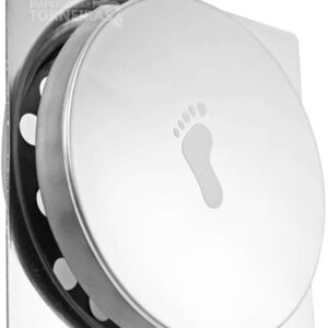 Ralo Click Quadrado em Inox 10 x 10 cm, Sistema Abre e Fecha ao Pisar, Vedação Contra Mau Cheiro e Entrada de Animais IZEHOME CLEAN Ralo Click Quadrado em Inox 10 x 10 cm, Sistema Abre e Fecha ao Pisar, Vedação Contra Mau Cheiro e Entrada de Animais IZEHOME CLEAN