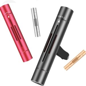 Aromatizador Automotivo com Clipe Ajustável em Alumínio, 5 Essências, Instalação Rápida para Carro e Casa IZE FRESH